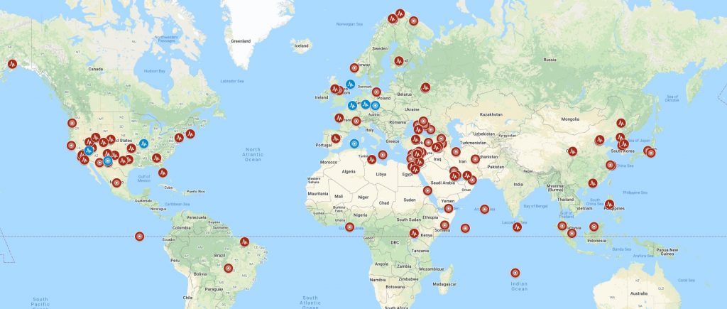 GNSS Spoofing Map