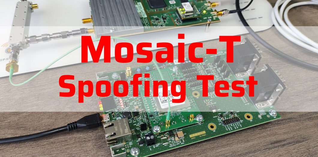 GPS Spoofing Test of Septentrio Mosaic-T - Article ICO with description