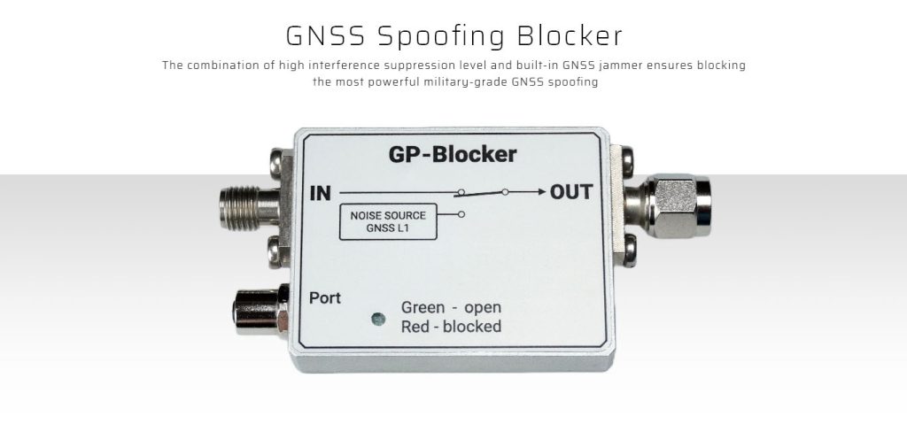 GP-Blocker - Front - RF-Switch for GNSS Receiver Protection Against GNSS Spoofing 2